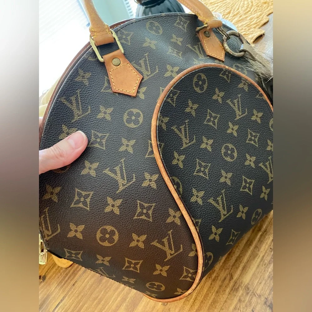 Authentic Louis Vuitton Ellipse MM handbag brown Monogram - Picture 5 of 15